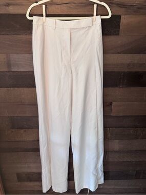 Alexis women's Cream Wide-Leg Dress Pants